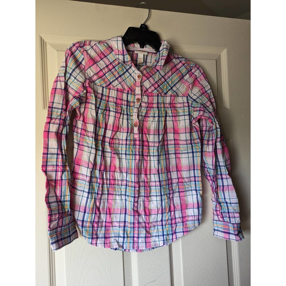 Girls Spring Plaid Shirt